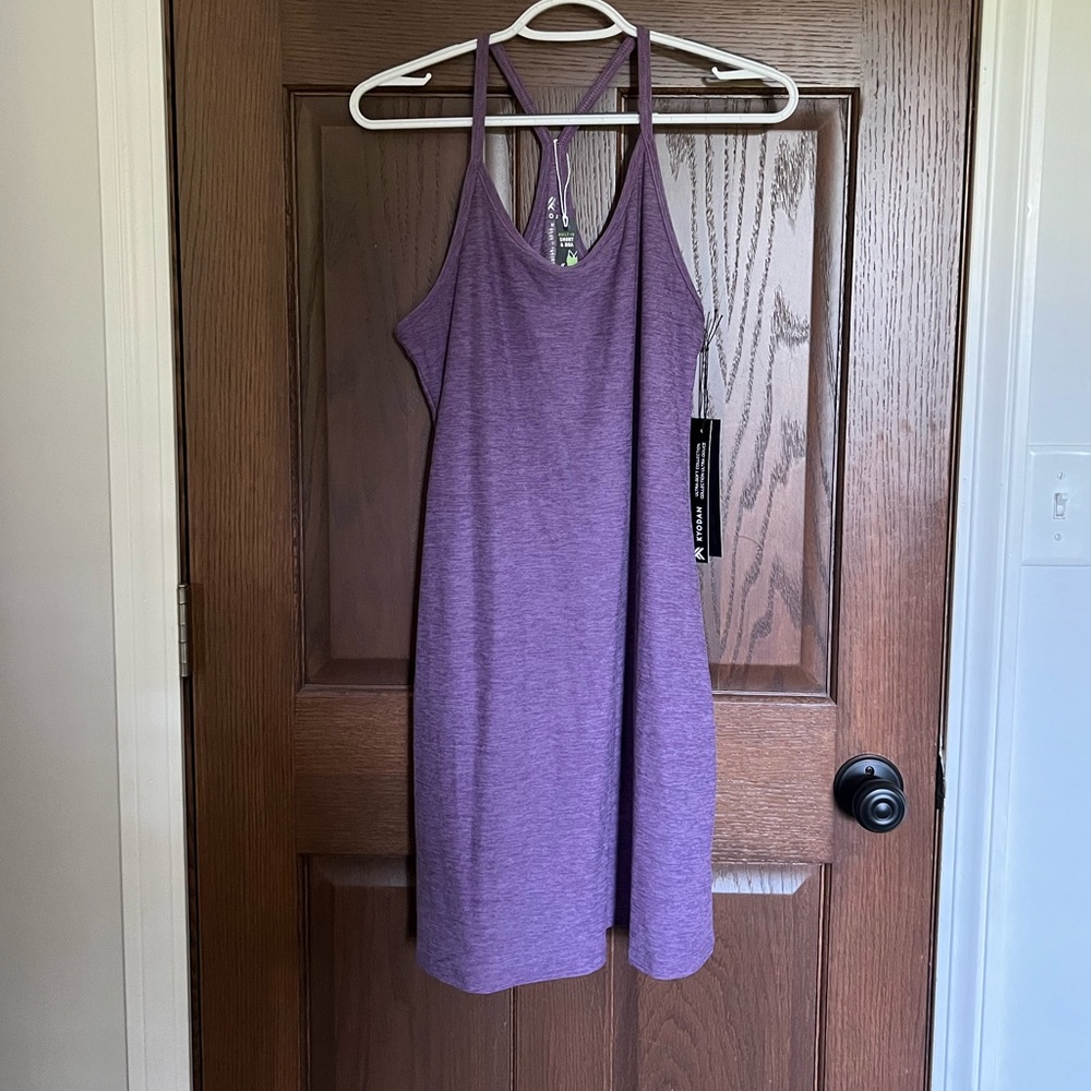 purple workout dress